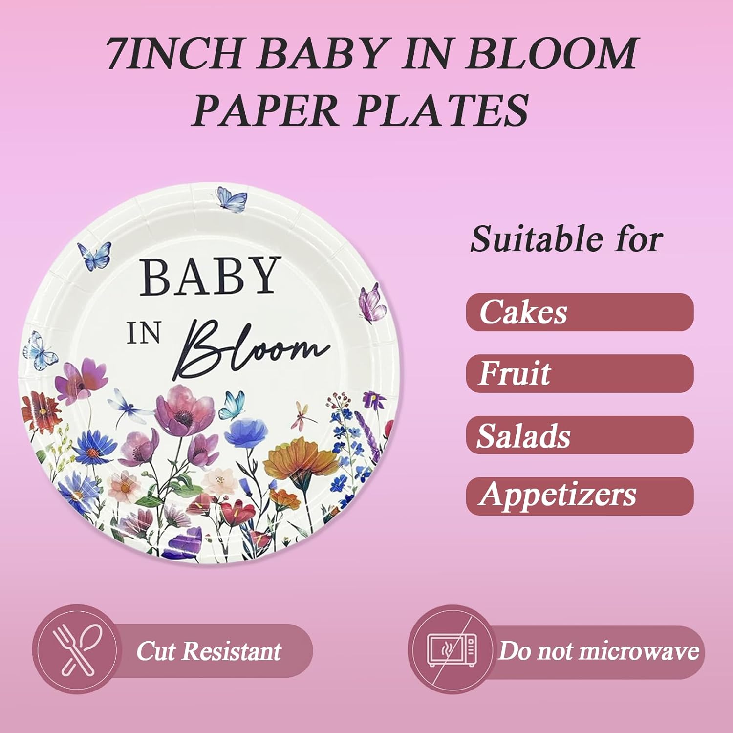 72PCS Happy Birthday Party Tableware Set, Sage Green and Gold Disposable Paper Plates, Napkins and Forks for 24 Guests, Includes 7 Inch Plates, 6.5 Inch Napkins and 6.3 Inch Forks for Birthday Party Decorations