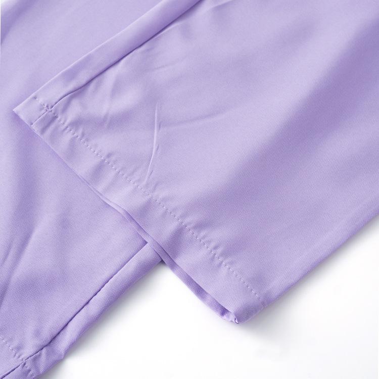 New Arrival 2-Piece Medical Scrubs Workwear Set - Short Sleeve Top, Straight Leg Pants, Durable for Nurses, Hospital Operating Room, Daily Training (Scrubs Sets for Women Compatible), Clothes