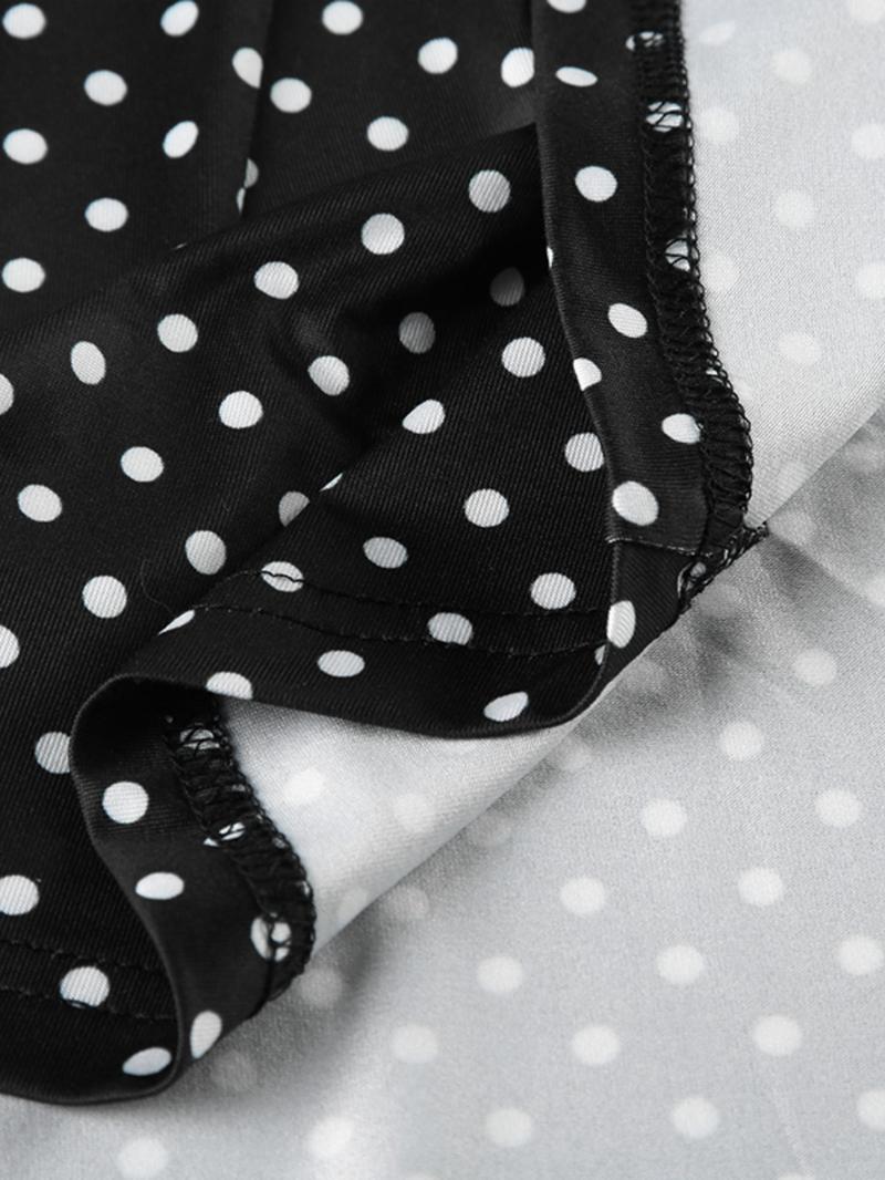 Women's All Over Polka Dot Print Mermaid Skirt, Casual Drop Waist Skirt for Daily Wear, Ladies Fall & Winter Bottoms, Boho Casual Skirts