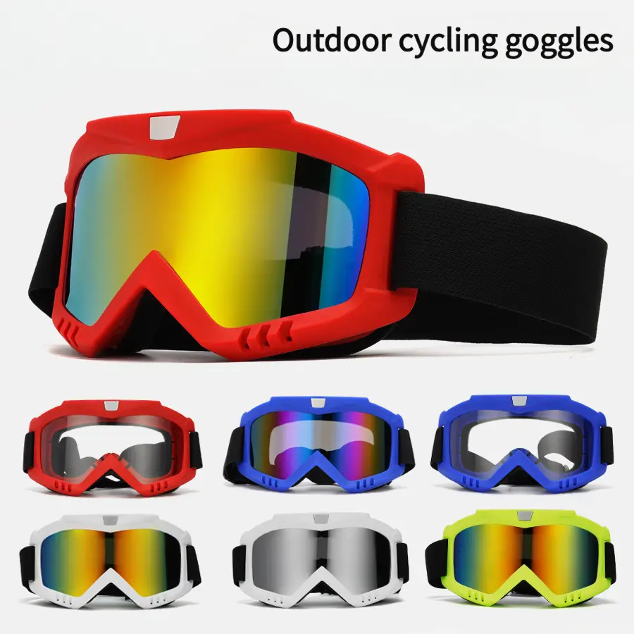 Men's Outdoor Sports Eyewear / Face Mask Goggles / Cycling & Off-Road Riding Glasses / Motorcycle Goggles / Women's Windproof & Dustproof Goggles