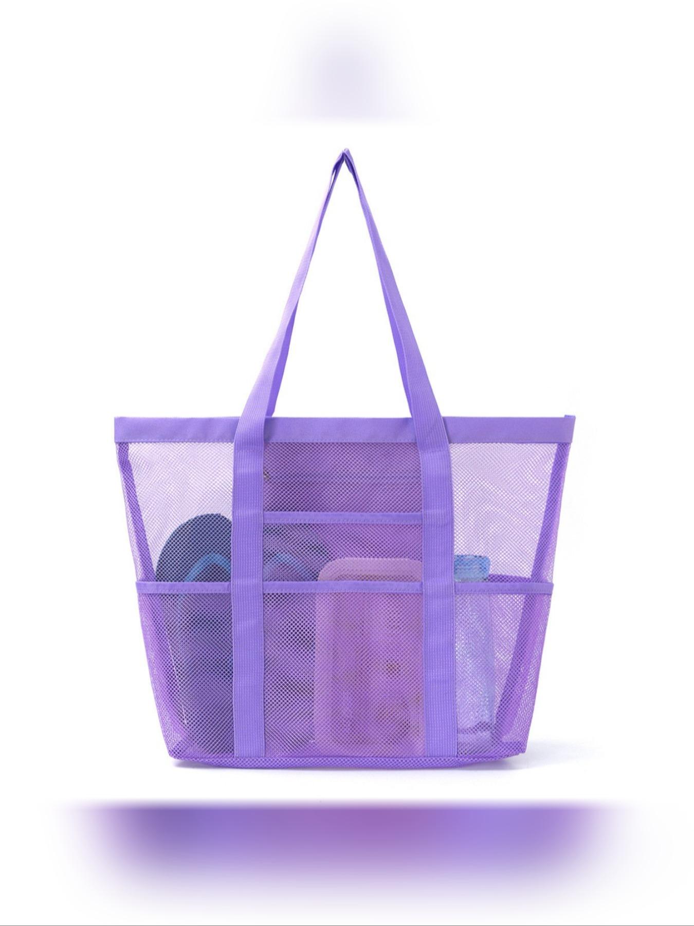 Large Capacity Beach Bag, High-Value Swimming Bag, Multifunctional Travel Shoulder Bag, Durable Fashion Cosmetic Storage Bag, Lightweight Beach Bag