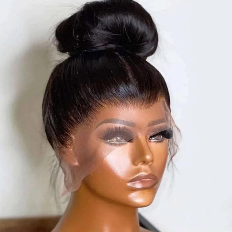 Bling Hair 360 Lace Frontal Wigs Raw Brazilian Human Hair Lace Front Wigs Cheap Smooth Straight Wigs For Black Women 180 Density Bling Hair 360 Lace Frontal Wigs Raw Brazilian Human Hair Lace Front Wigs Cheap Smooth Straight Wigs For Black Women 180 Density