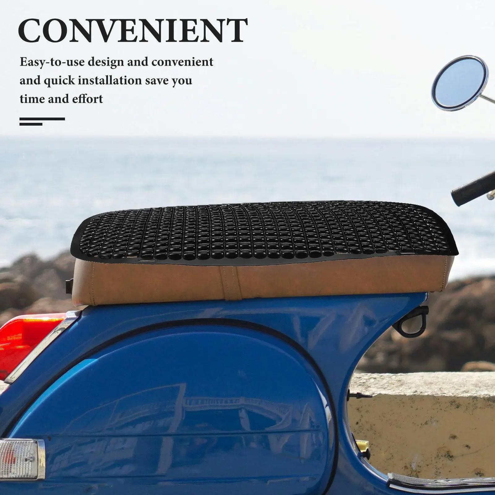 Universal Gel Cushion for Motorcycles, E-Bikes & Scooters, One Pad Fits All Bikes, Quick Install, Instant Comfort