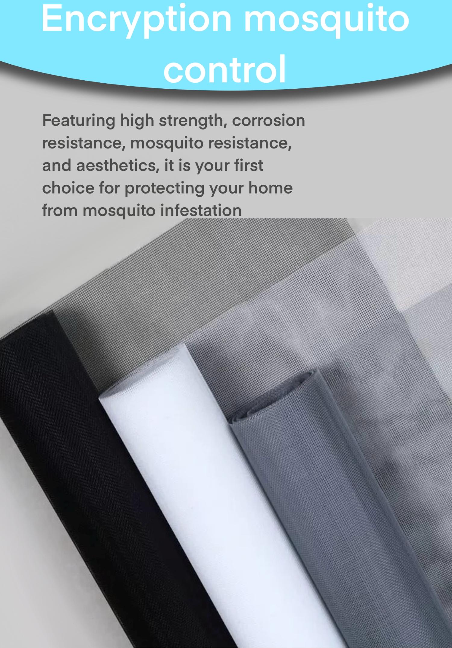 Mosquito Net Window Screen Mesh, Anti-Insect Air Tulle, Invisible Protection Against Flies Bugs Mosquitoes, DIY Cuttable Gingham Pattern