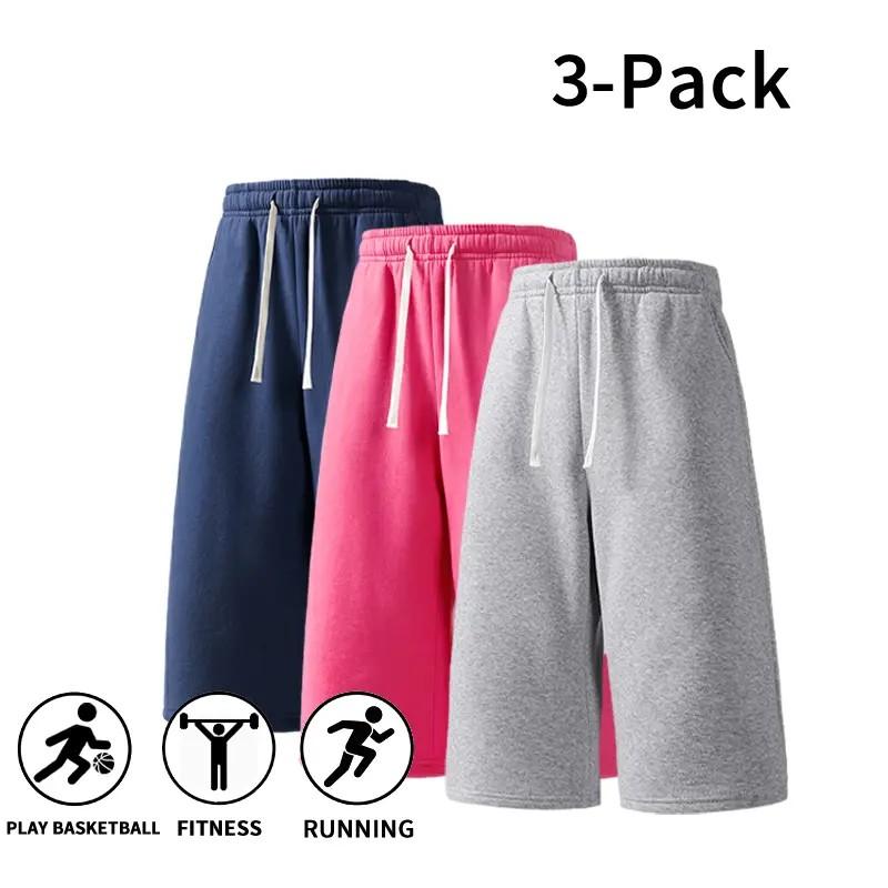 Men's Athletic Sweat Shorts - Elastic Drawstring Sports Shorts for Basketball, Fitness Summer vibe TikTokShopBackToSchool,back to school,back to school haul tiktokshopbacktoschool