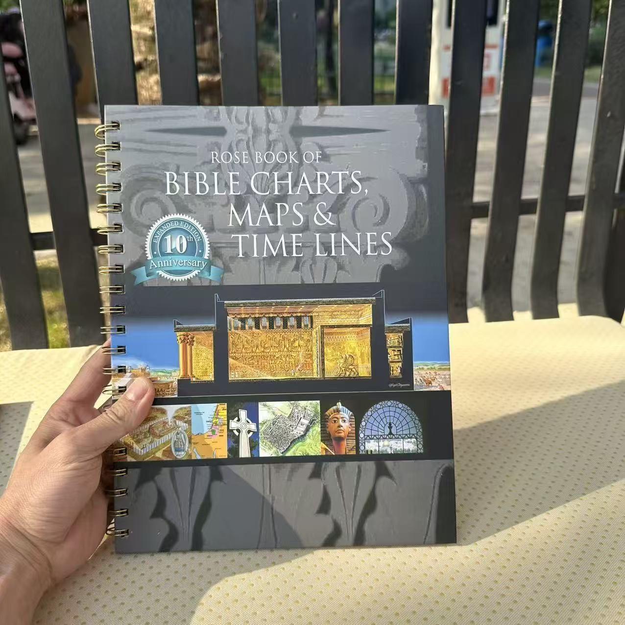 Biblical Timeline Made Easy: Rose Bible 10th Anniversary Definitive Guide ,Essential Religious Reference Guide Notebook, Bible Study Supplies