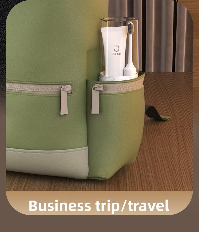 Portable Travel Toothbrush Cup Set for Couples Home Dormitory Use Compact Storage Toothbrush Holder with Drain Hole and Lid Ideal for Travel Camping