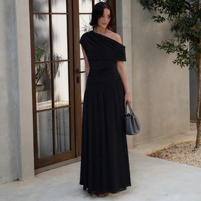 Off Shoulder Ruched Bodycon Maxi Dress Sleeveless Pleats Draping Dresses for Women's Summer Holiday Beach Casual Elegant go Party Club Dating Dresses summerwins - TikTok Shop Off Shoulder Ruched Bodycon Maxi Dress Sleeveless Pleats Draping Dresses for Women's Summer Holiday Beach Casual Elegant go Party Club Dating Dresses summerwins - TikTok Shop