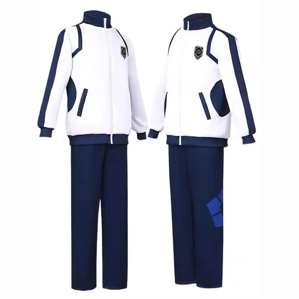 Reo Nagi Bachira Isagi Chigiri Cosplay Costume Zip Sportswear Tracksuit Sweatshirt Hoodie Jacket Carnival Clothes