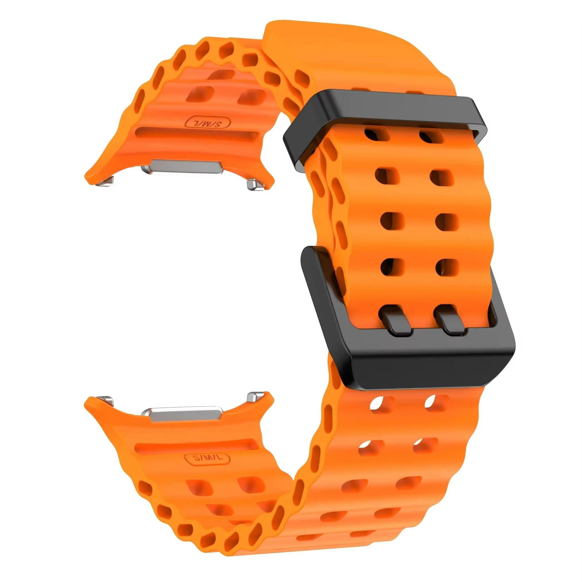 Durable Silicone Sport Band, Adjustable Wearable Replacement Strap for Samsung Galaxy Watch 7/Ultra, Fashion Tech Accessories