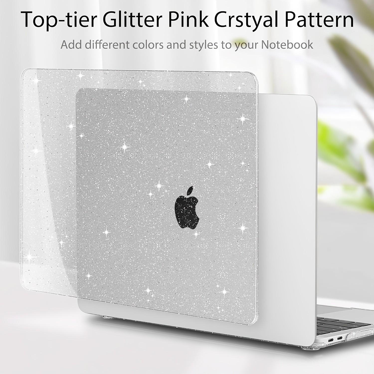 Changhefeng Macbook Neo Protective Case, Sparkling Star Design, Hard Shell, Unisex, Cute Glitter Pattern, 1 Piece, Durable Protection