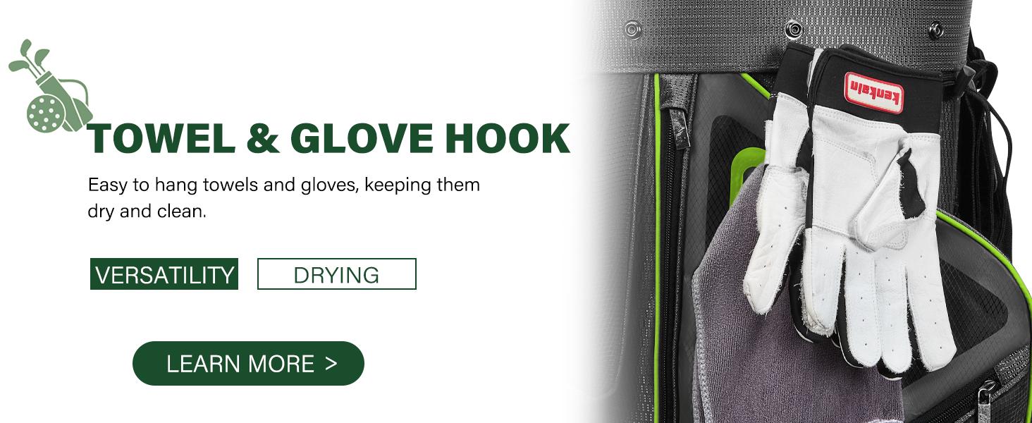 UNIHIMAL 15-Way Golf Cart Bag, Premium Anti-Shake Divider Top Golf Bag with Comfortable Handles, Magnetic Pocket and Rain Cover