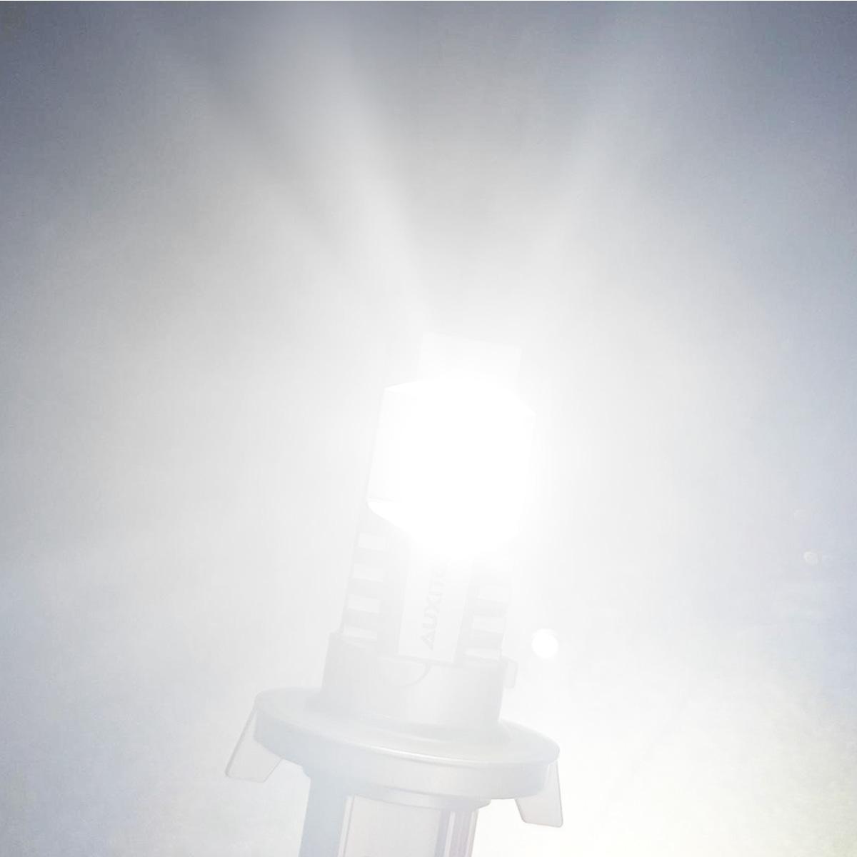 AUXITO 2024 Upgraede H13 Bulbs, 9008 LED headlight, 30000LM 800% Ultra Brightness, 1:1 Halogen Size, 6500K Cool White, Canbus Ready, Plug and Play, Pack of 2