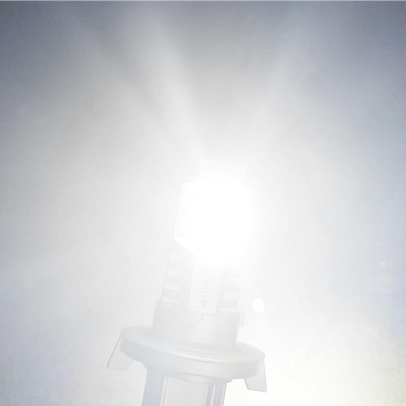 AUXITO 2024 Upgraede H13 Bulbs, 9008 LED headlight, 30000LM 800% Ultra Brightness, 1:1 Halogen Size, 6500K Cool White, Canbus Ready, Plug and Play, Pack of 2