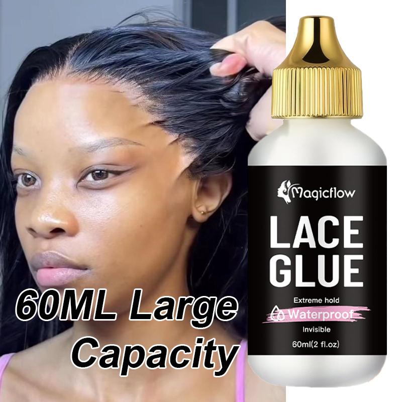 60ml/2fl.oz Waterproof Wig Lace Glue - Strong Hold, Invisible, Quick Dry & Easy Removal - No Odor Adhesive for All Wigs, Hair Lace Glue, for Human Hair Extensions 60ml/2fl.oz Waterproof Wig Lace Glue - Strong Hold, Invisible, Quick Dry & Easy Removal - No Odor Adhesive for All Wigs, Hair Lace Glue, for Human Hair Extensions