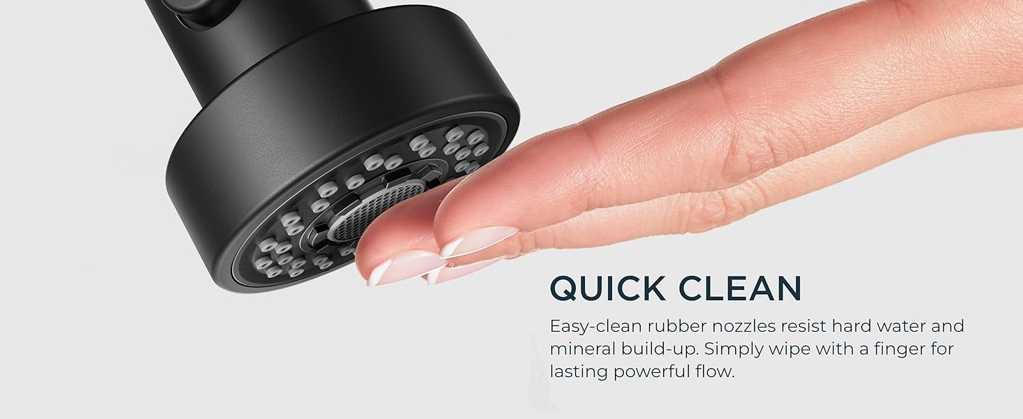 FORIOUS Kitchen Faucet with Soap Dispenser, Faucets with Pull Down Sprayer, Stainless Steel High Arch Spring Sink Faucet for Laundry Sink RV Bar