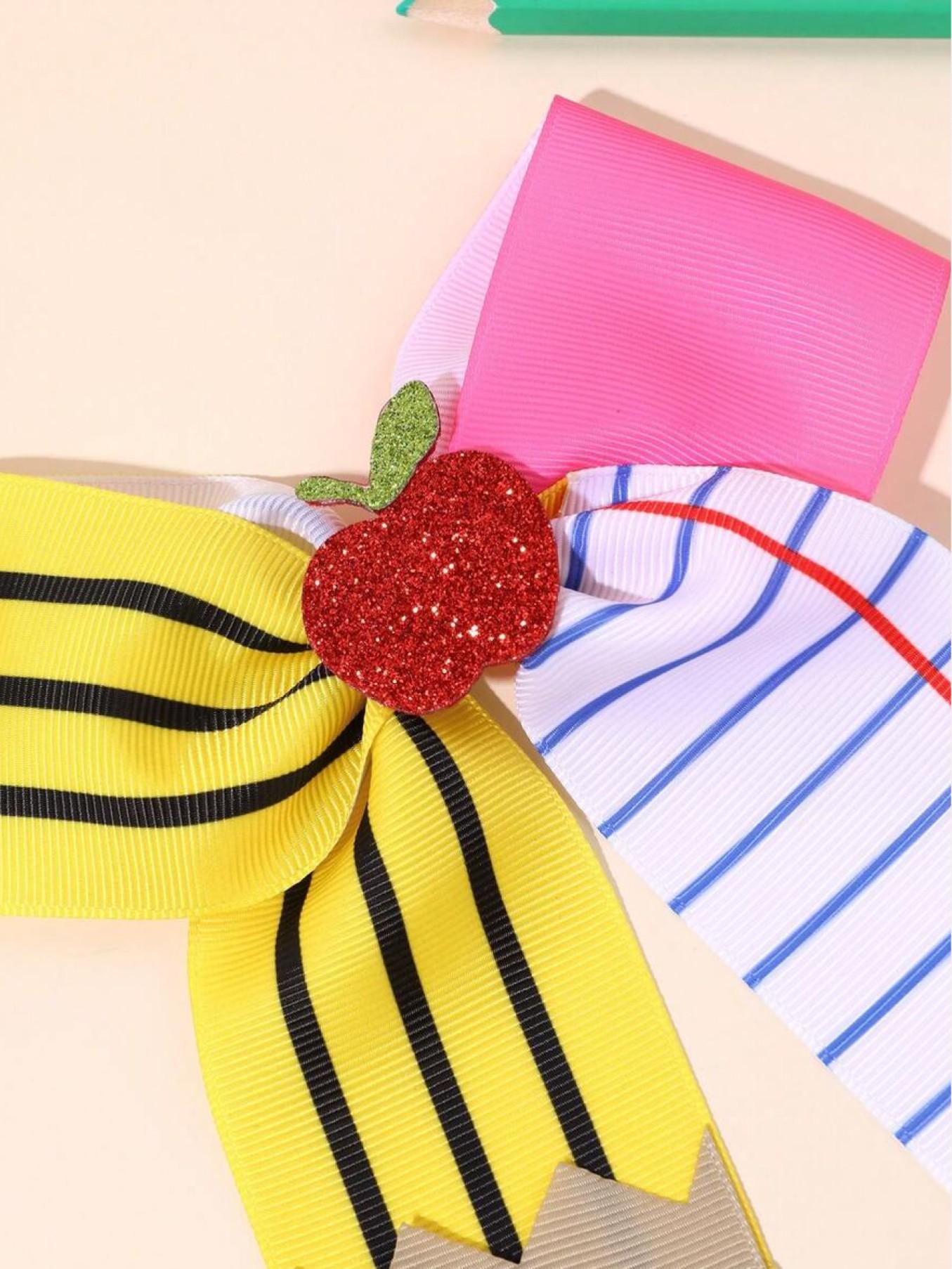 Back to School Graduation Plaid Print Bow Hair Clip, Girls Holiday Accessory, Cute Teen Student Hair Clip, Summer Party Gift