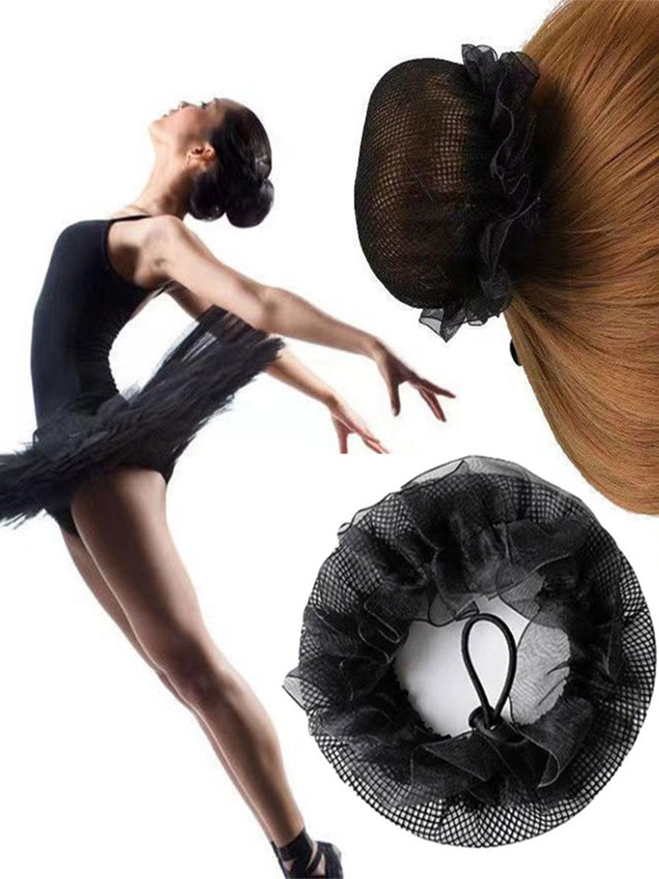 120pcs High Elasticity Hair Nets Set for Women, Ballet Dance ...