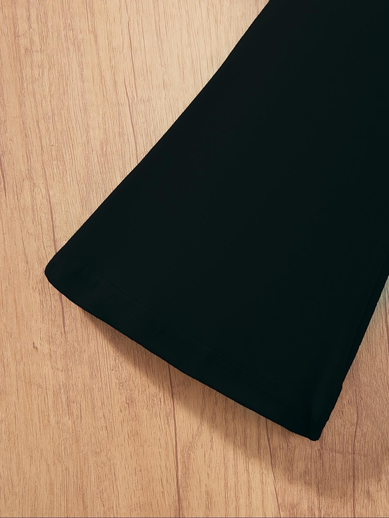 Halloween Christmas Kp Cool Girl Pattern Print 2-Piece Set, Power Girl Outfit, Girls' Casual Sportswear, Comfortable Elastic Waist Pants, Spring Fall Winter