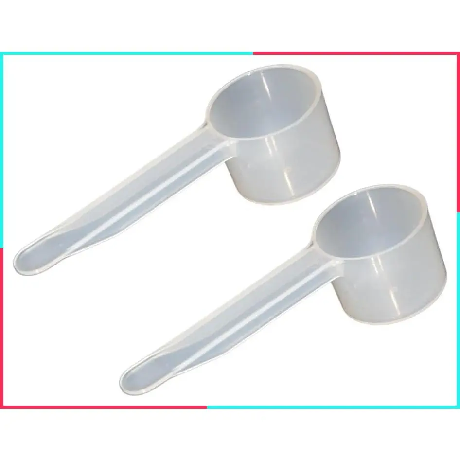 5 Gram Scoop for Creatine, Powders, Cooking, Recipes, Lab, Food Grade, Meets FDA Standards, USA Made (2-Pack)