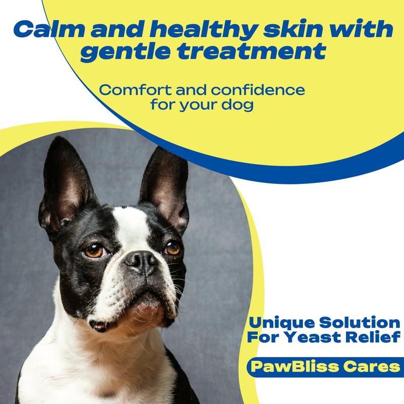 Yeast-Infection-Treatment for Dogs, Dog Ear&Skin Infection Relief, Natural Omega-3, Collagen, PAU D’Arco & More, Dog Vitamins for Itchy Skin