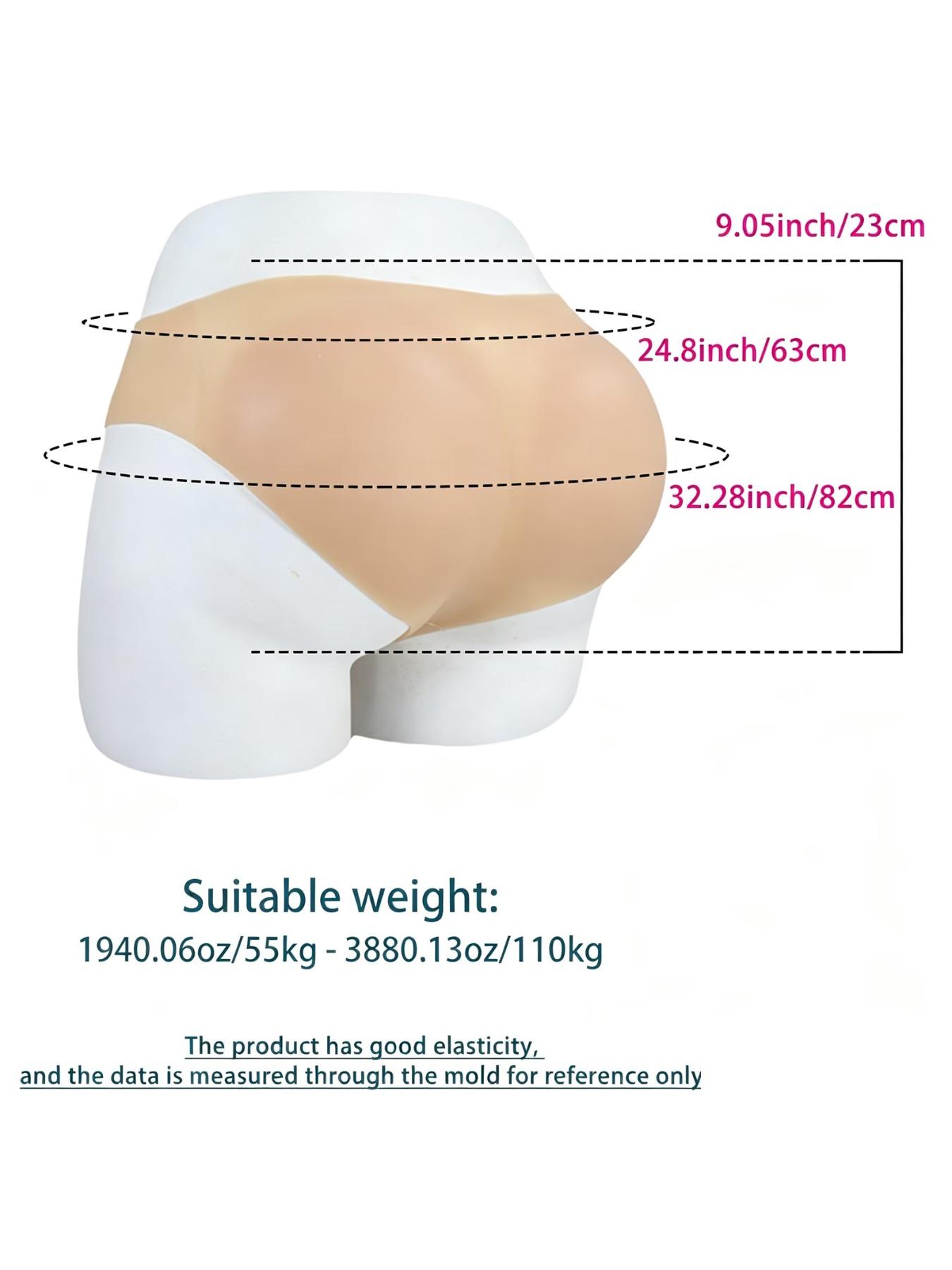 Womens No Seam Silicone Butt Lifting Panties Body Shaper Thickened Hip Enhancer for S Shape Body Confidence