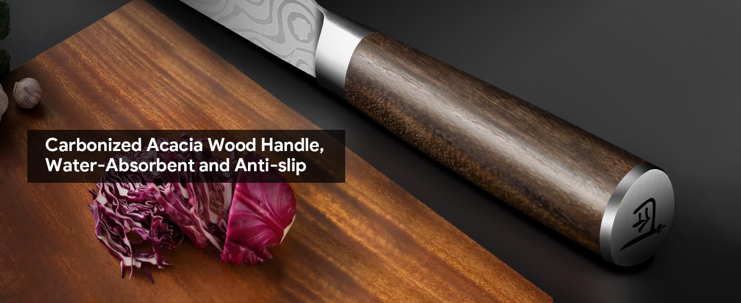 【TikTokShopSpringGlowUp】 SYOKAMI [UPDATE] Kitchen Knife Set with Magnetic Block and Sharpener 14 Piece Knife Set 360° Rotatable Holder Ultra Sharp High Carbon Stainless Steel Knives Sets with Steak Knives, Anti-slip Ergonomical Handle, Mother's Day Gift