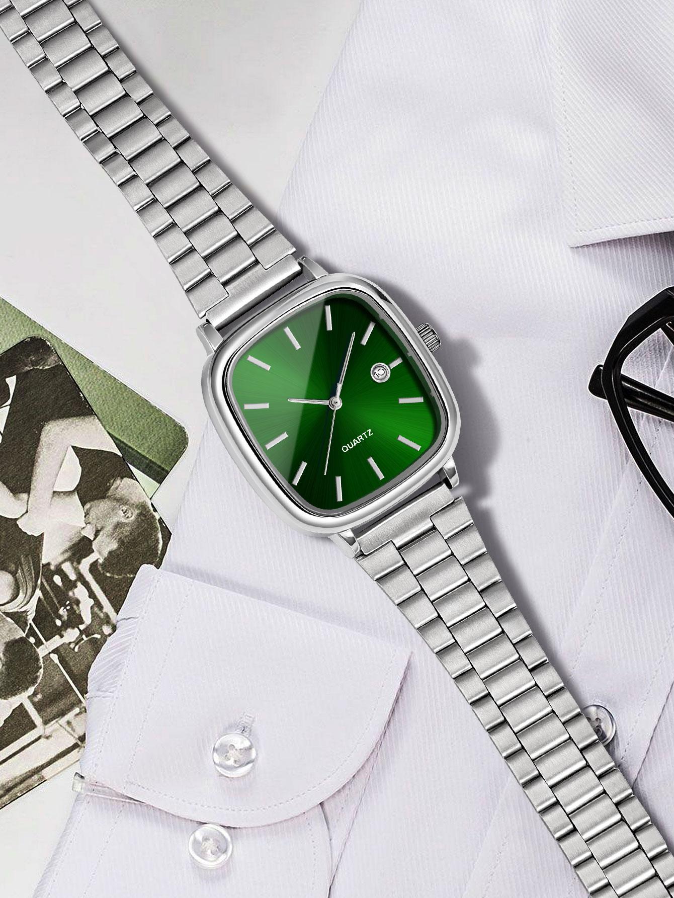 Men's Fashion Quartz Watch, Edgy Elite Design, Perfect for Business & Casual Wear, Minimalist Style, Ideal Premium Gift