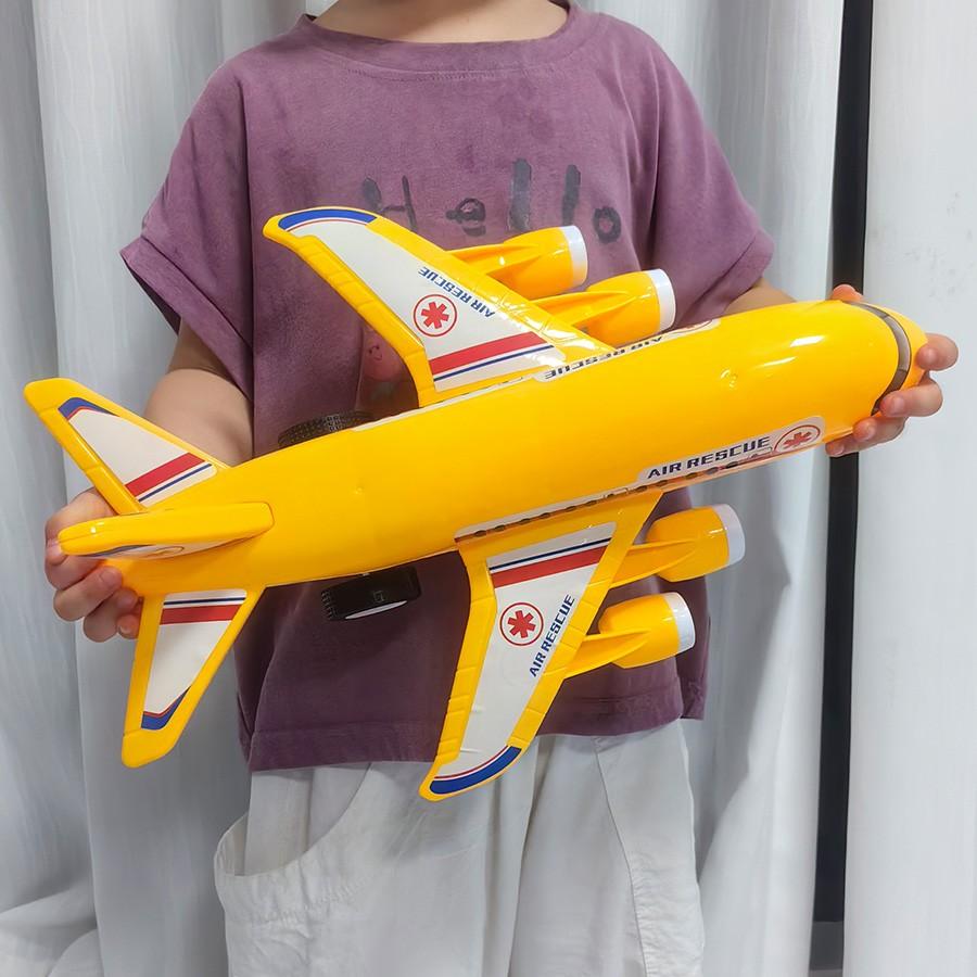 Large Airplane Toy Model, Inertial Plane Toy for Kids, Perfect Gift for Boys and Girls, Ideal Christmas and New Year Present