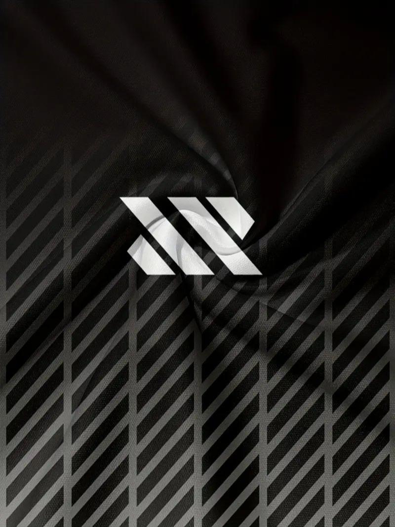 Men's Long Sleeve Gym Training Shirt, Gradient Color, Breathable Fabric, Casual Fitted Design