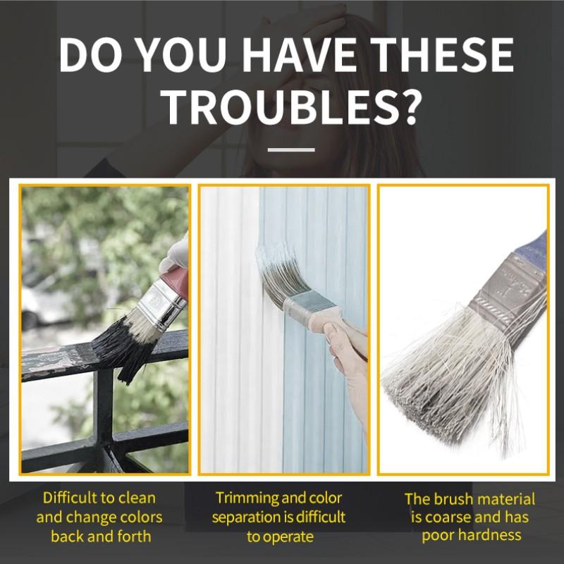 Magnetic Paint Brush, Strong Magnetic Attachment, Durable & Reusable Design, Ideal for DIY Painting Projects, Easy Application Tool