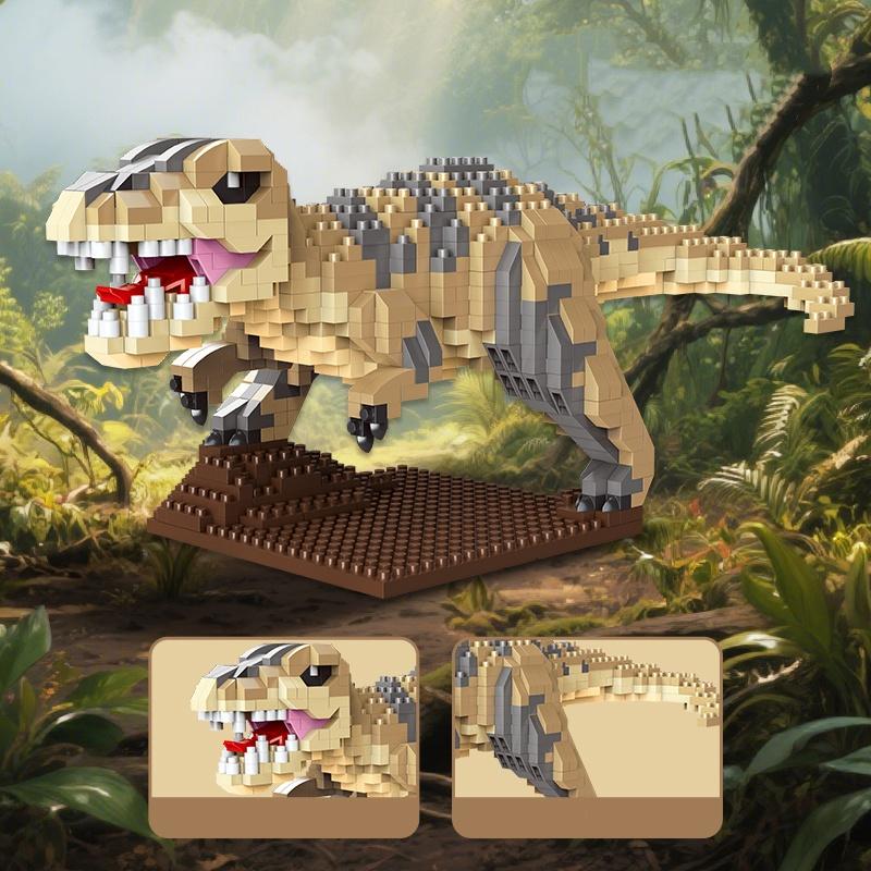 Dominant Dinosaur Building Blocks Small Part DIY Toy, Parent-Child Interaction Gift, Holiday Present, Model_xinghao