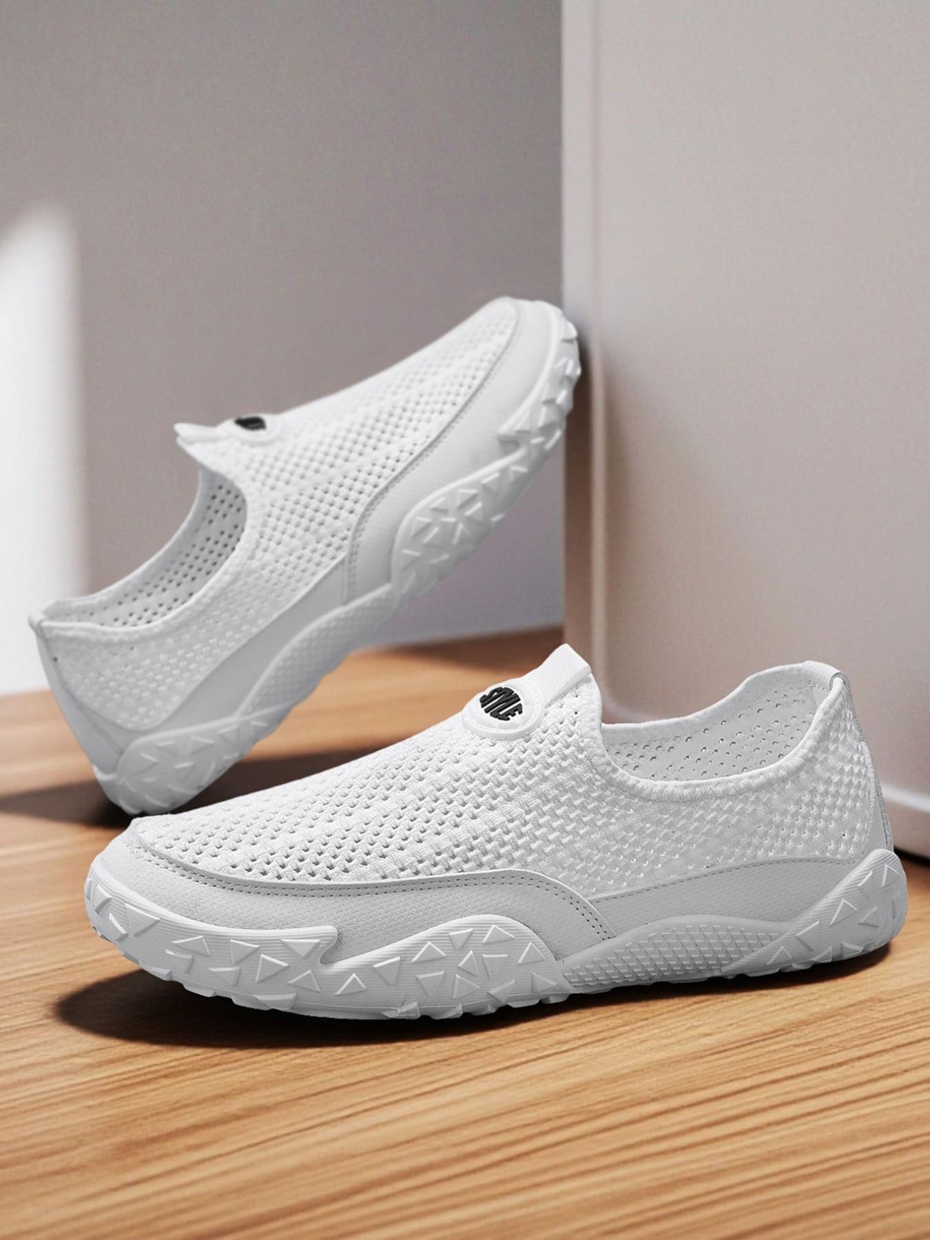 2026 Summer New Men's Hiking Shoes, Breathable Mesh, Slip-On, Lightweight, Non-Slip Sole, Outdoor Waterproof Casual Shoes