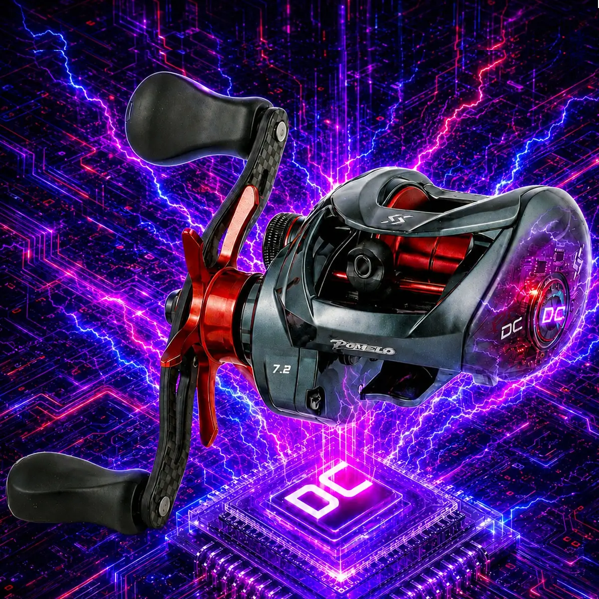 SOUGAYILANG Baitcasting Fishing Reel Ultralight 7.1:1 7.2:1 7.5:1 Gear Ratio Smooth and Sensitive DC Baitcasting  Fishing Reel for Freshwater Saltwater Fishing