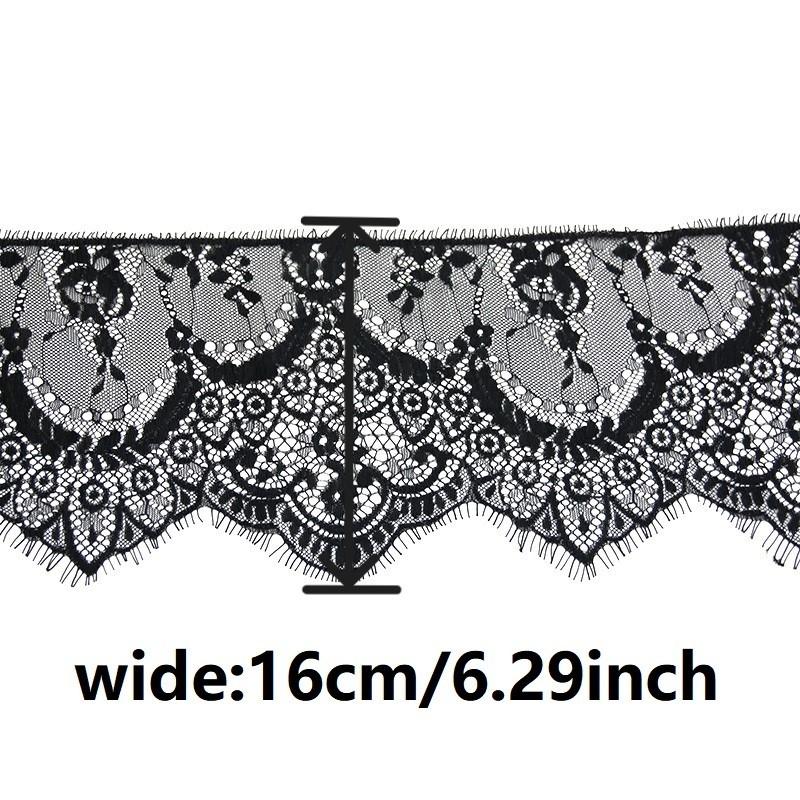 3m Pack, 16cm Width, Lash Trim, Cutout Lace, Sewing Supplies, DIY Accessories, Home Curtains, Skirts, Wedding Decorations