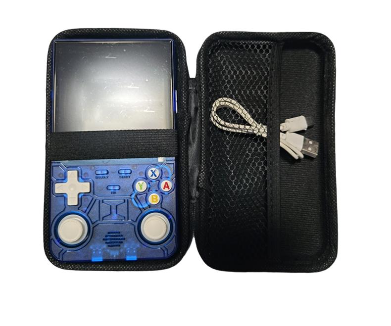 Transparent Protective Case for R36 Ultra Game Console, Anti-Drop Hard Storage Bag, Eva Shell, Scratch-Resistant Screen Film