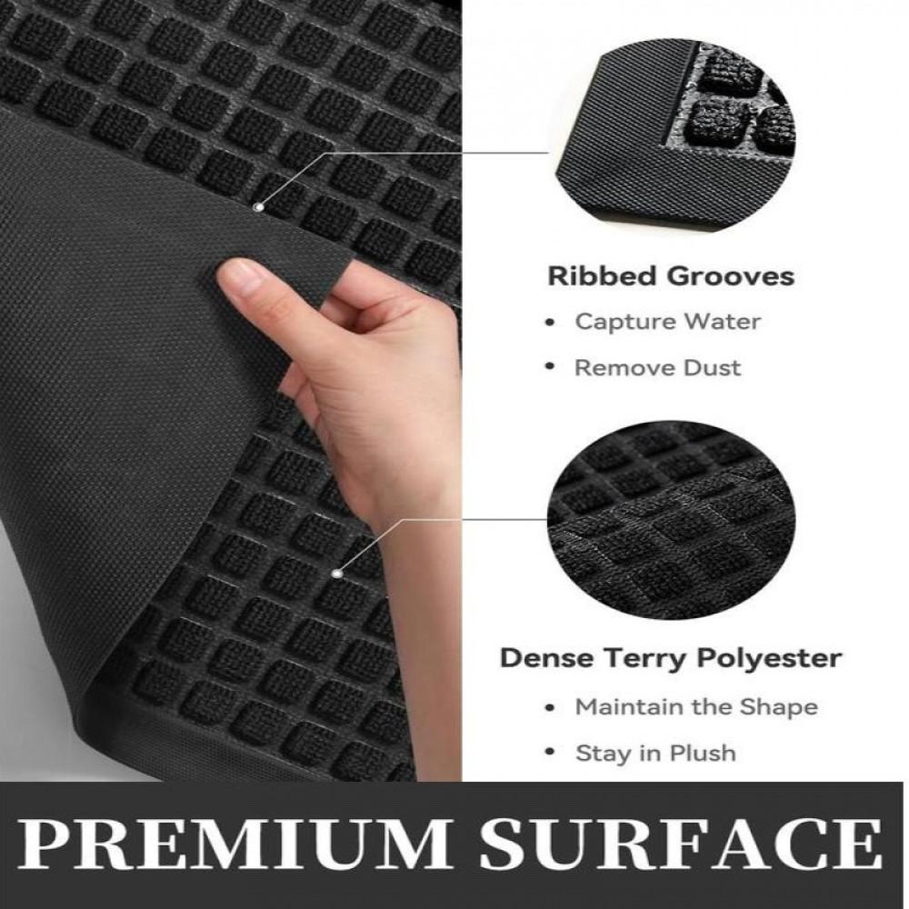 Outdoor Entrance Mat, Indoor Outdoor Universal Door Mat, Anti-Slip Dust Collector, PVC Material, Fade-Resistant, Easy Clean, Courtyard/porch