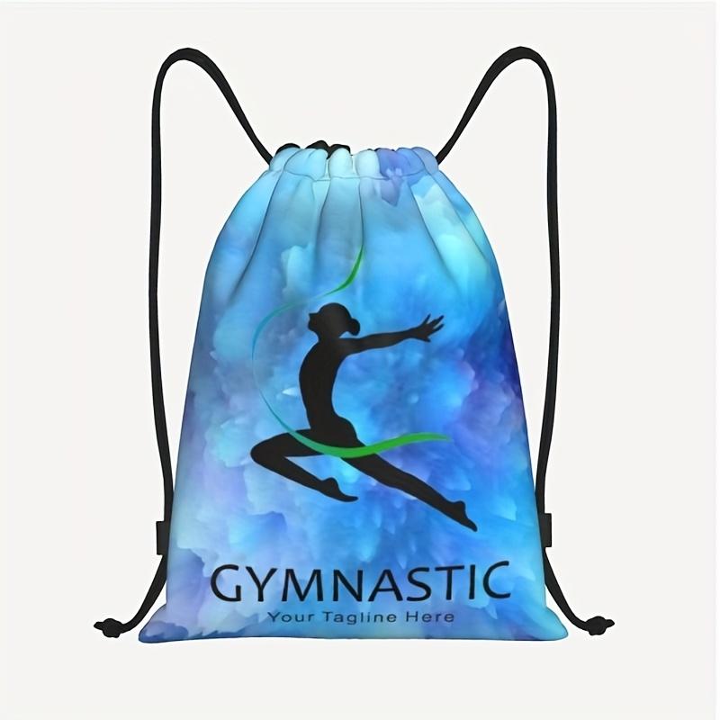 Gym Backpack - Closed-loop drawstring, durable polyester gym bag, practical pockets, lightweight sports backpack, suitable for gymnastics, yoga, dancing, girls' gym bags, canvas drawstring backpack, sports bag for boys