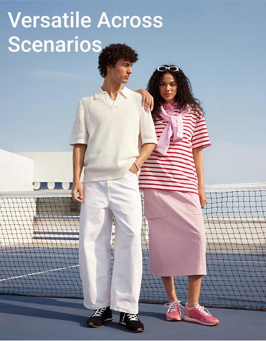 VIVAIA Slip-On Arch Fit Sneakers All-Day Comfort, APMA, Water-Repellent, Machine Washable, High Rebound Sole, Breathable Knit Healthcare/ Travel / Standing Workers Shoes, Comfortable Sneakers, Unisex Shoes (All Day) SpringStatements, SpringFresh