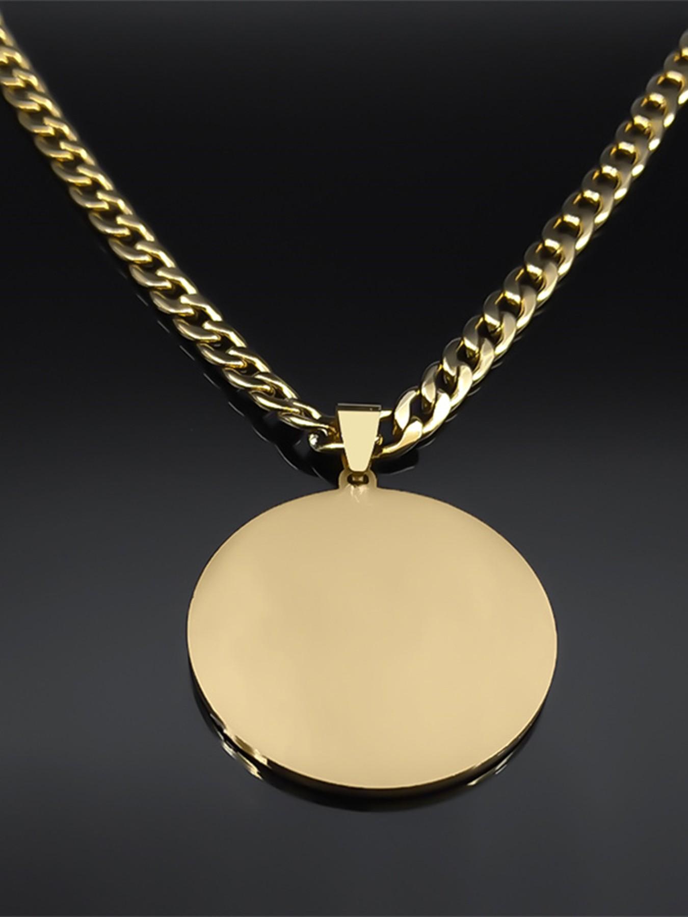 Bible Verse Men Women Cross Necklace Stainless Steel Gold Color Christian Lord's Prayer Religious Necklaces