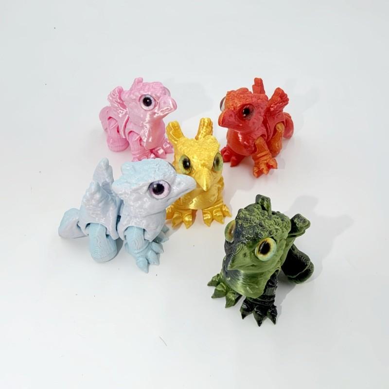 3D Printed Toy Griffin Wings Small Animal Jointed Simulation Fun Ornament Creative Handmade Model, Unique Collectible Decorative Piece