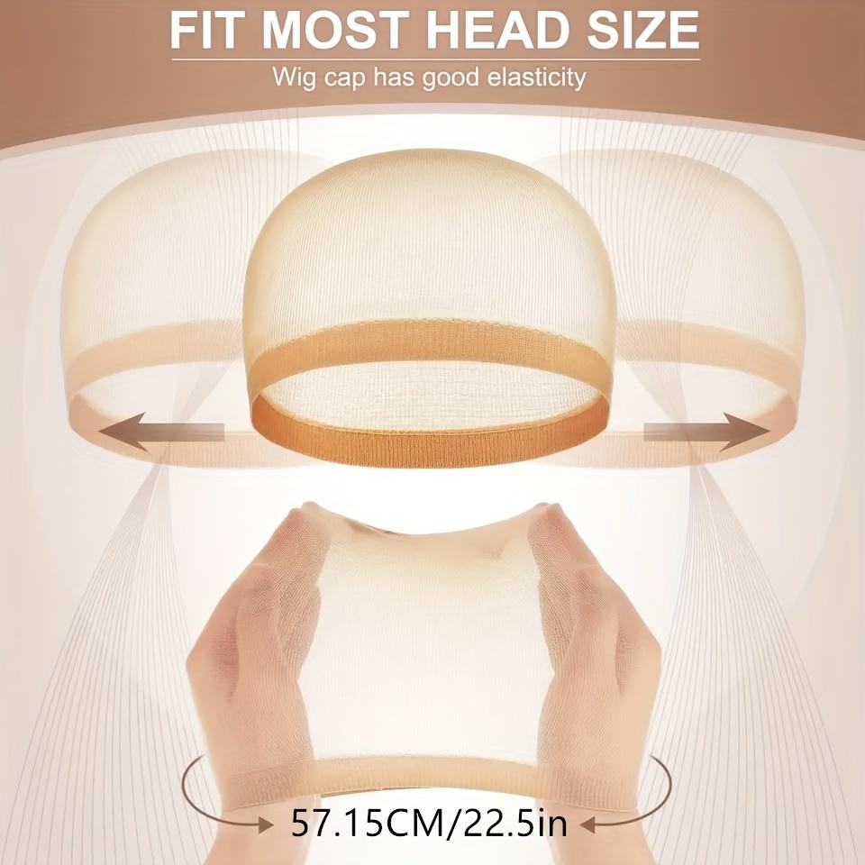 [West Kiss] Thin Invisible HD Wig Cap For Lace Front Wigs Sheer Nylon Stocking Cap Bulk Real Skinliked HD Wig Cap For Hair Wigs For Women