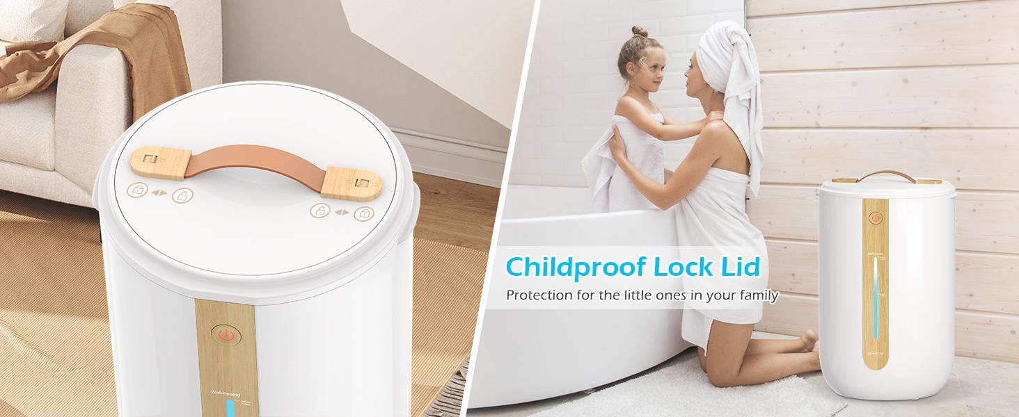 Keenray Towel Warmer for Bathroom, Towel Warmer Bucket with Heating Progress Bar, Fragrant Disc Holder, Leather Handle, Auto Shut-Off Towel Bucket Fits Up to Two 40" x 70" Oversized Towels, Blankets Keenray Towel Warmer for Bathroom, Towel Warmer Bucket with Heating Progress Bar, Fragrant Disc Holder, Leather Handle, Auto Shut-Off Towel Bucket Fits Up to Two 40" x 70" Oversized Towels, Blankets