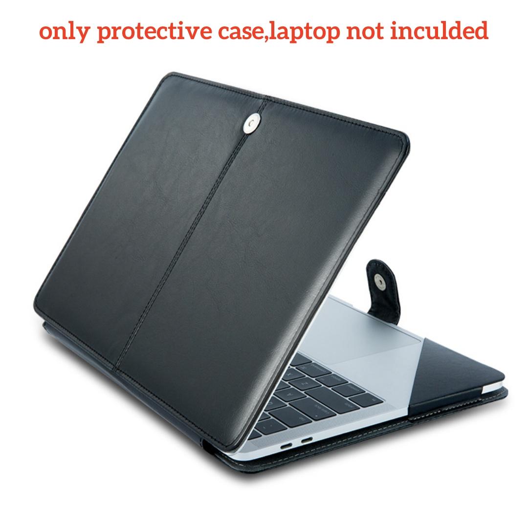 For Apple Macbook Protective Case, High-End PU Leather Material, Hybrid Shell Type, Durable and Stylish Laptop Cover, Laptop Casing