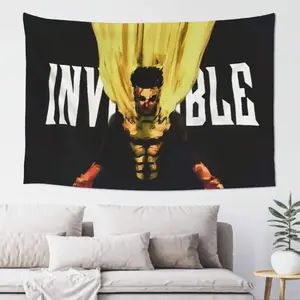 1pc Wall Art Tapestry Invincible Decor Wall Living Room Birthday Gift Birthday Decoration Curtain 40in*60in