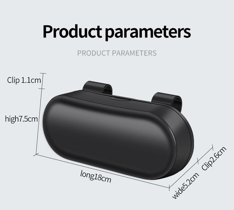 Portable Sunglass Clip, Durable Abs Material, Universal Car Sunglass Holder, //, Vehicle Eyewear Organizer