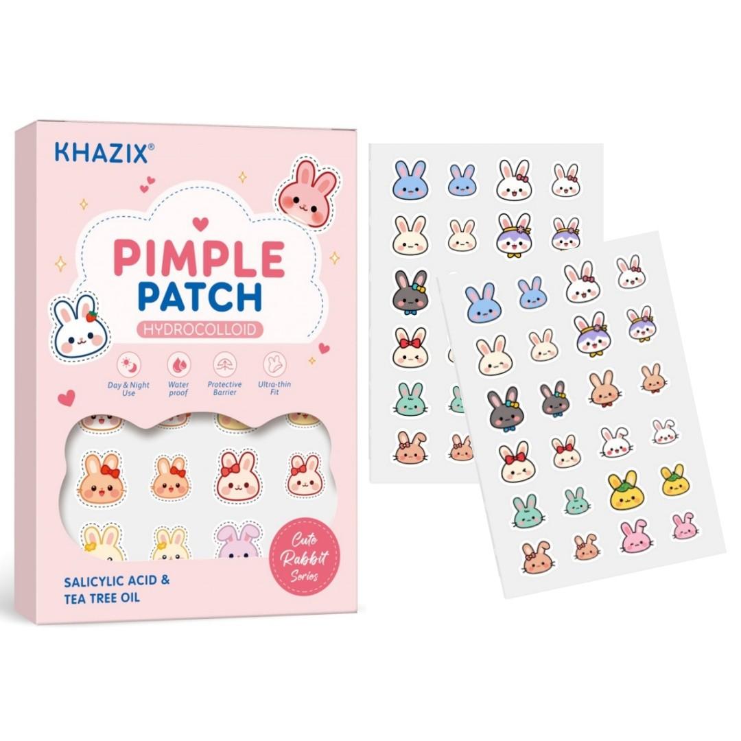 Rabbit-Shaped Acne Patches, Non-Irritating, Breathable, Makeup Covering, Alcohol-Free, Odorless, Daily Facial Care, 48/120/240 Pieces