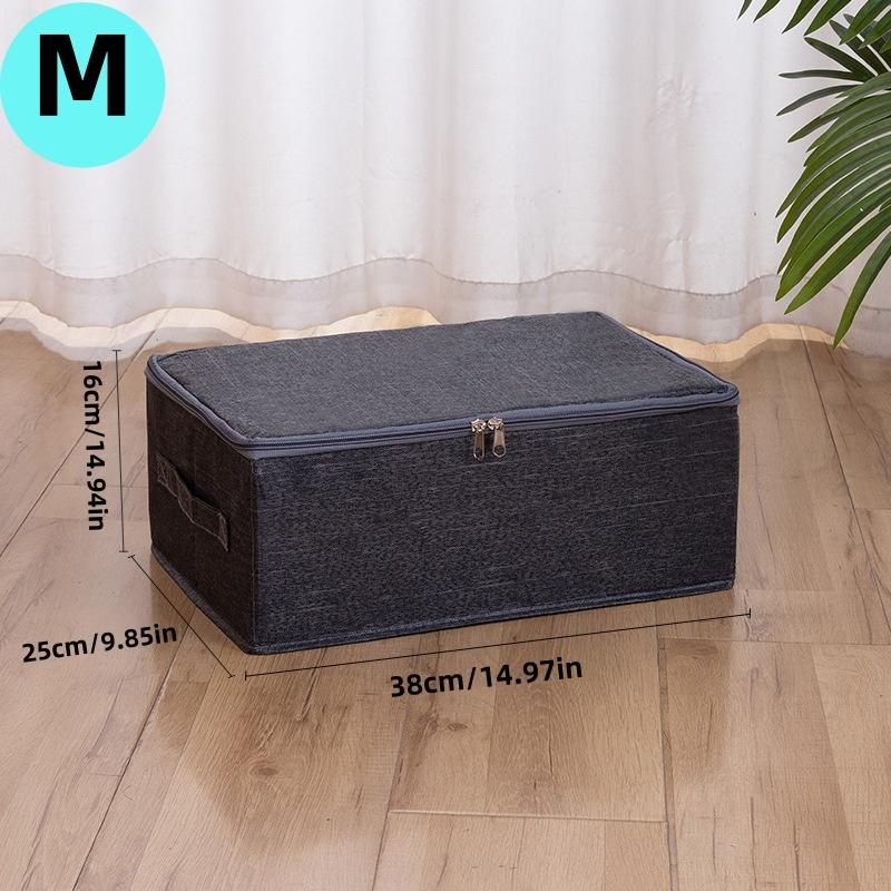 Large Capacity Stackable Storage Box, Space-Saving Multi-Functional Organizer, Durable Fabric, Ideal for Closet Bedroom Car Desk, Folding Storage Boxes