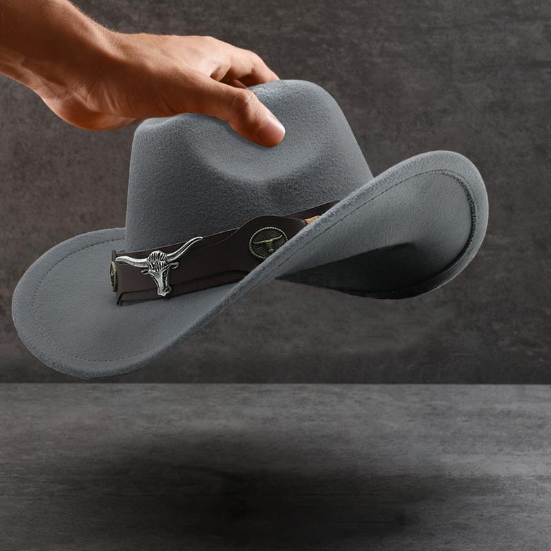 Western Cowboy Hats with Shapeable Wide Brim Unisex Western Cowboy Hat for Men Women and Teens for Men Women Classic Roll Up Hat