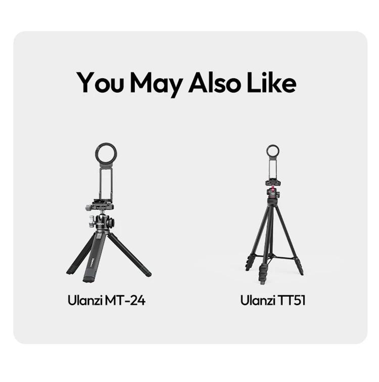 Ulanzi MA38 Mobile Phone Photography Stand Selfie Stick Double Magnetic Overhead Tripod for Samsung Xiaomi Huawei iPhone Vivo